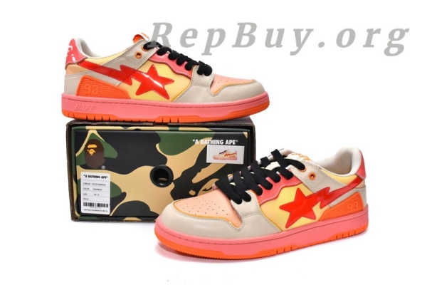 A Bathing Ape Bape Sk8 Sta Low 1G70-109-0025 - 图片 17