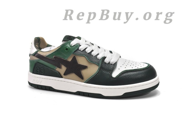 A Bathing Ape Bape Sk8 Sta Low 1G70-109-0027 - 图片 11