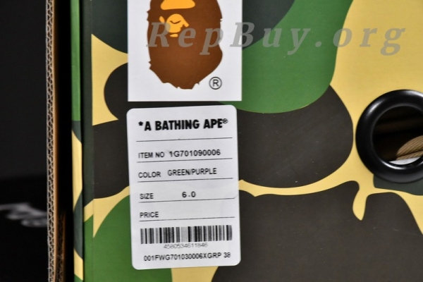 A Bathing Ape Bape Sk8 Sta Low 1G70-191-029 - 图片 17
