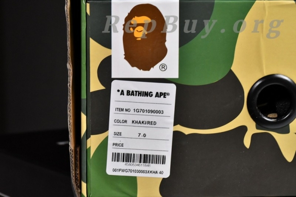 A Bathing Ape Bape Sk8 Sta Low 1G70-191-030 - 图片 17