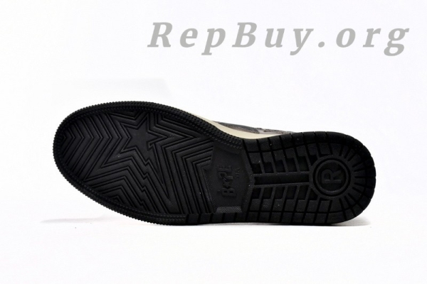 A Bathing Ape Bape Sk8 Sta Low Make old Black and Yellow 1120-291-021 - 图片 5