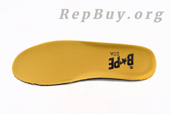A Bathing Ape Bape Sk8 Sta Low Make old Black and Yellow 1120-291-021 - 图片 12