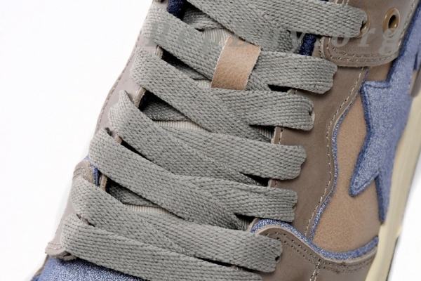 A Bathing Ape Bape Sk8 Sta Low Make old Khaki Blue 1120-291-019 - 图片 7