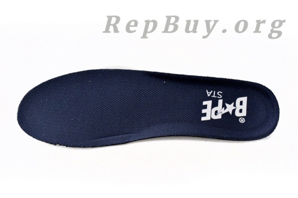 A Bathing Ape Bape Sk8 Sta Low Make old Khaki Blue 1120-291-019 - 图片 12