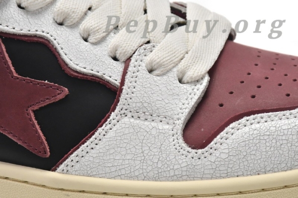 A Bathing Ape Bape Sk8 Sta Low Red Grey 1I20-291-020 - Image 9