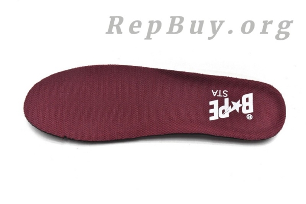 A Bathing Ape Bape Sk8 Sta Low Red Grey 1I20-291-020 - Image 12