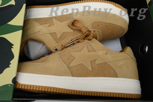 A Bathing Ape Bape Sta Beige Suede 1H70-191-004 - 图片 12