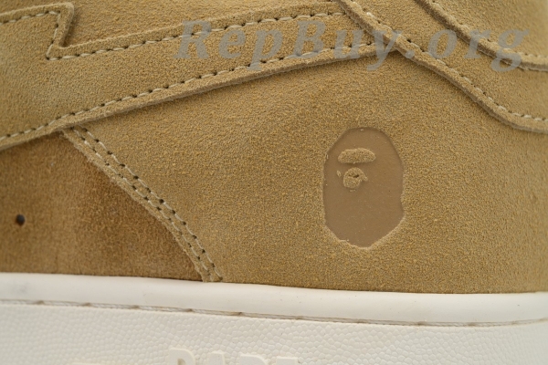 A Bathing Ape Bape Sta Beige Suede 1H70-191-004 - 图片 9