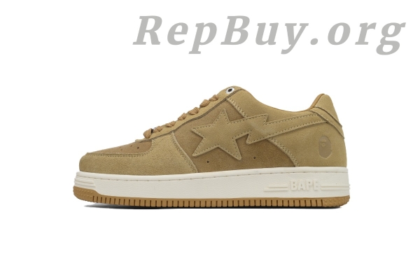 A Bathing Ape Bape Sta Beige Suede 1H70-191-004
