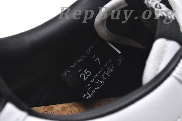 A Bathing Ape Bape Sta Black White Silver 1H70-191-022 - 图片 8