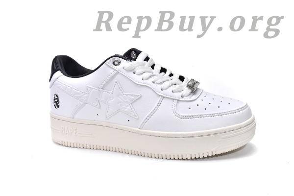 A Bathing Ape Bape Sta Black White Silver 1H70-191-022 - 图片 13