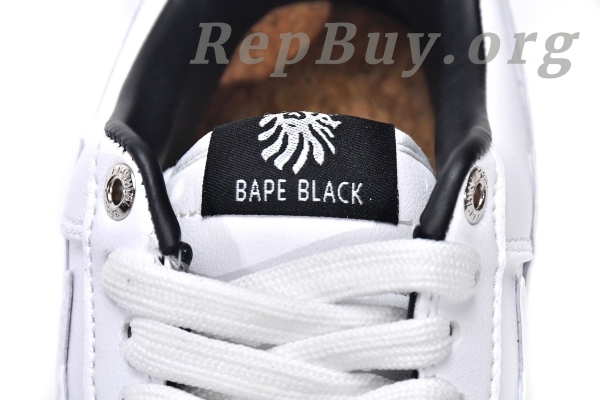 A Bathing Ape Bape Sta Black White Silver 1H70-191-022 - 图片 15