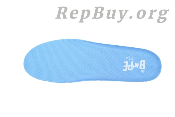 A Bathing Ape Bape Sta Blue-green leather 1H70-191-005 - 图片 7
