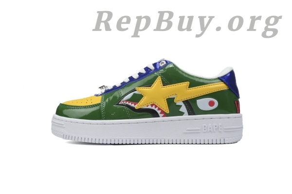 A Bathing Ape Bape Sta Green Shark 1H20-191-013
