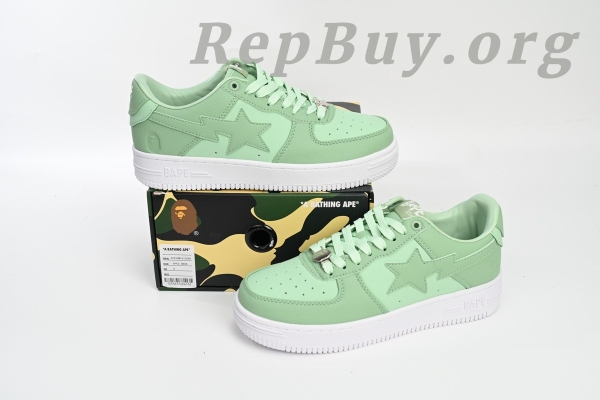 A Bathing Ape Bape Sta Low Apple Green 0ZXSH M191 006K - 图片 14