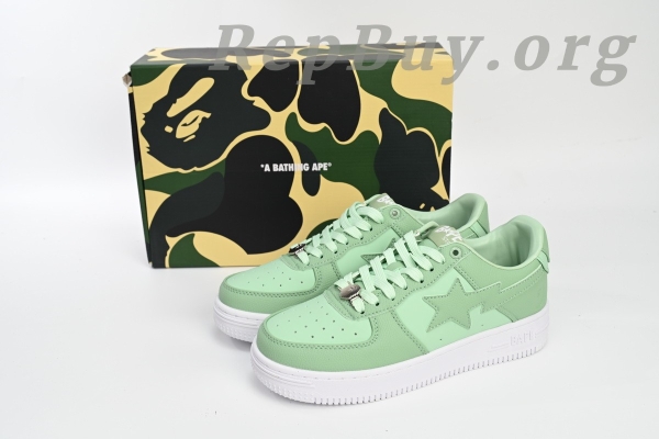 A Bathing Ape Bape Sta Low Apple Green 0ZXSH M191 006K - 图片 16