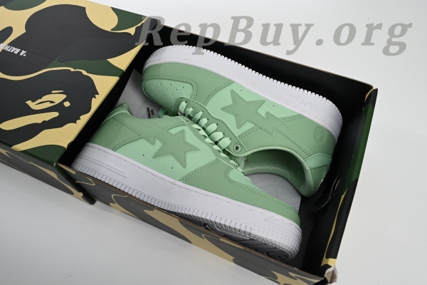 A Bathing Ape Bape Sta Low Apple Green 0ZXSH M191 006K - 图片 17