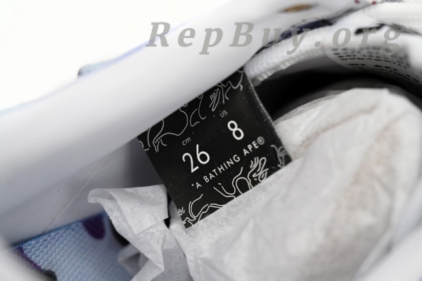 Bape Sta Low Baijiu, Bape red blue sneakers, high quality replica Bape shoes, 1H22-191-027, best Bape Sta copy, A Bathing Ape dupes, premium replica sneakers