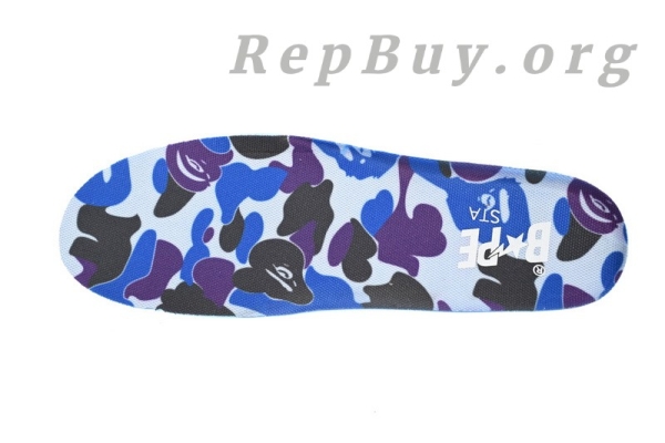 Bape Sta Low Baijiu, Bape red blue sneakers, high quality replica Bape shoes, 1H22-191-027, best Bape Sta copy, A Bathing Ape dupes, premium replica sneakers