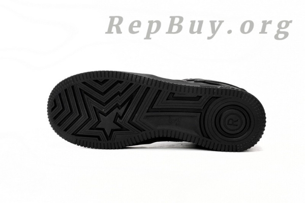 A Bathing Ape Bape Sta Low Black 1J30 -191- 013 - 图片 5