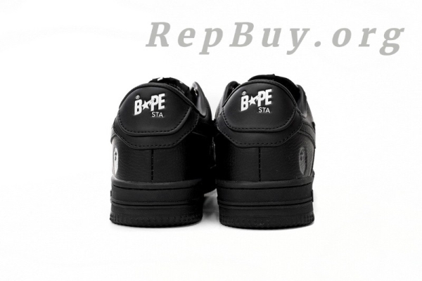 A Bathing Ape Bape Sta Low Black 1J30 -191- 013 - 图片 4