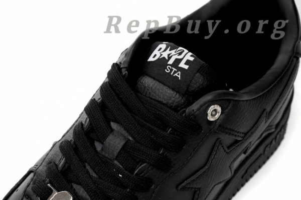 A Bathing Ape Bape Sta Low Black 1J30 -191- 013 - 图片 7