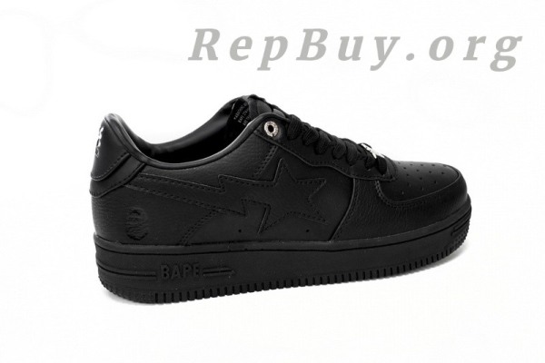 A Bathing Ape Bape Sta Low Black 1J30 -191- 013 - 图片 9