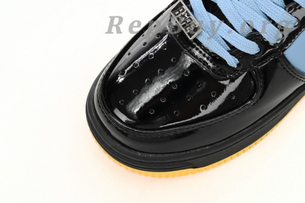 A Bathing Ape Bape Sta Low Black, Blue, And Yellow 1H20 191 046 - Image 6