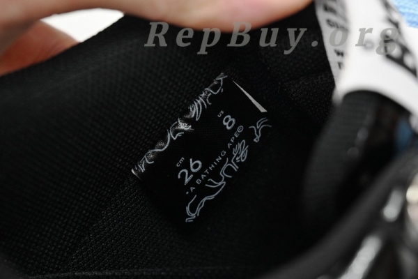 A Bathing Ape Bape Sta Low Black, Blue, And Yellow 1H20 191 046 - Image 10