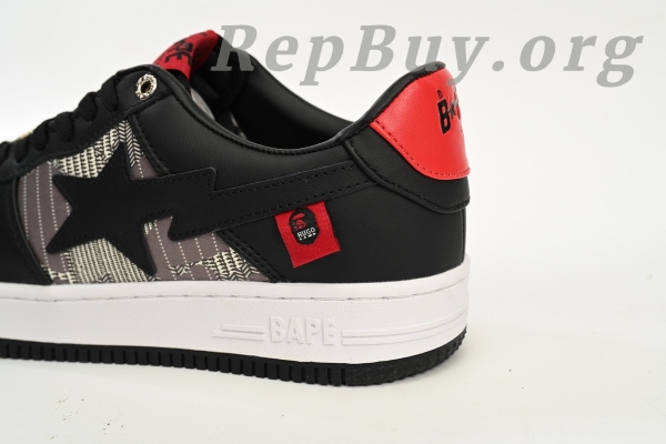 Bape Sta Low Black and Red, Bape Shoes Replica, High Quality Bape Sneakers, Bape Co Branding 7123-191-901, Best Bape Replica, A Bathing Ape Fake Shoes, Premium Bape Sta Low Copy, Bape Black Red Sneakers, Bape Sta Low Dupe, 1:1 Bape Replica