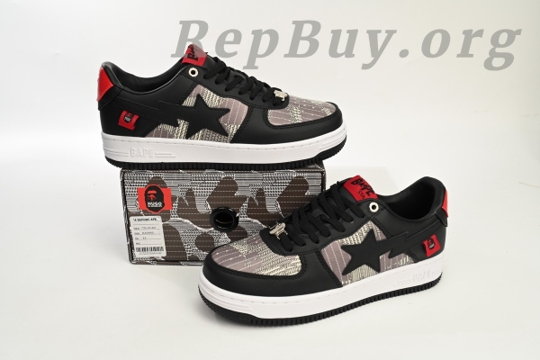 Bape Sta Low Black and Red, Bape Shoes Replica, High Quality Bape Sneakers, Bape Co Branding 7123-191-901, Best Bape Replica, A Bathing Ape Fake Shoes, Premium Bape Sta Low Copy, Bape Black Red Sneakers, Bape Sta Low Dupe, 1:1 Bape Replica