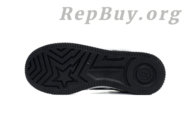 Bape Sta Low Black And White, high quality Bape replica, best Bape shoes replica, A Bathing Ape sneakers copy, OZXSH W291 328 replica, 1:1 Bape Sta Low, premium Bape knockoff, perfect Bape shoes duplicate