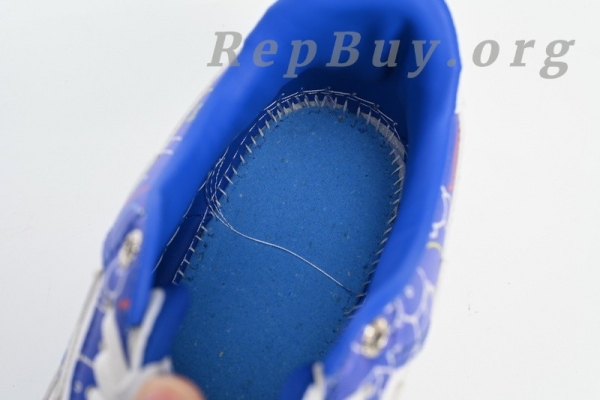 A Bathing Ape Bape Sta Low Black Blue Color Spray Painting 1H73 191 913 - Image 13