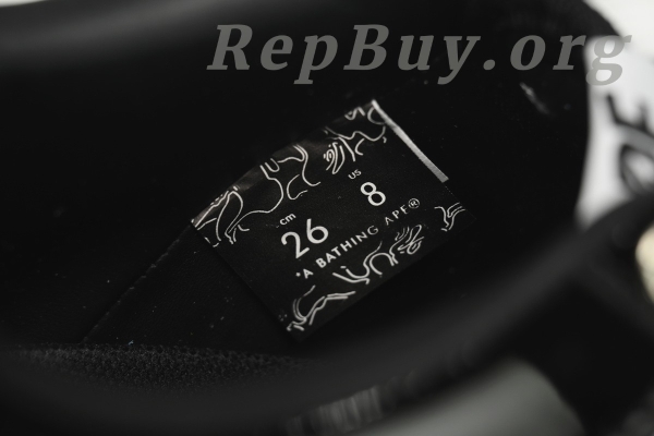 A Bathing Ape Bape Sta Low Black White Panda 1H70-191-001 - 图片 9
