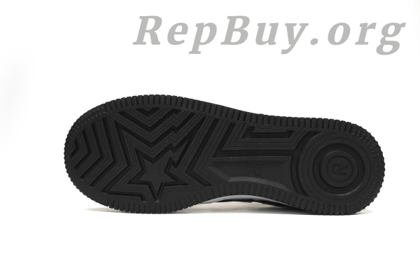 A Bathing Ape Bape Sta Low Black White Panda 1H70-191-001 - 图片 4