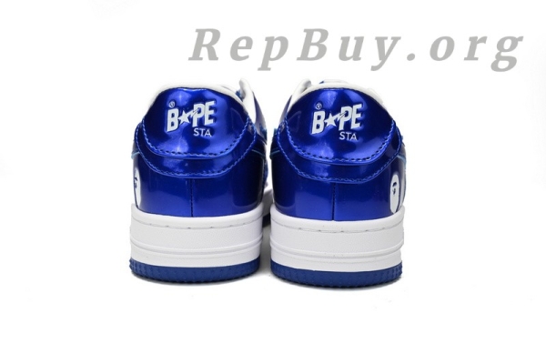 Bape Sta Low Blue and White, Bape Shoes Replica, High Quality Bape Sneakers, Mirror Finish Bape Sta, Bape 1170-191-022, Best Bape Replica Shoes, 1:1 Bape Sta Low, Premium Bape Sneakers Copy