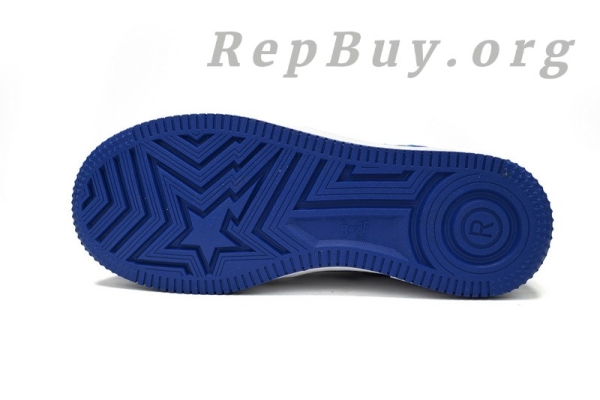 Bape Sta Low Blue and White, Bape Shoes Replica, High Quality Bape Sneakers, Mirror Finish Bape Sta, Bape 1170-191-022, Best Bape Replica Shoes, 1:1 Bape Sta Low, Premium Bape Sneakers Copy
