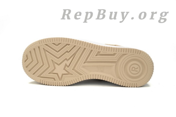 Bape Sta Low, Bape Shoes, Bape Sta Low Brown White, High Quality Replica Bape, Mirror Surface Bape, 1170-191-022, Bape Sneakers, Best Bape Replica, Bape Sta Low Replica, A Bathing Ape Shoes