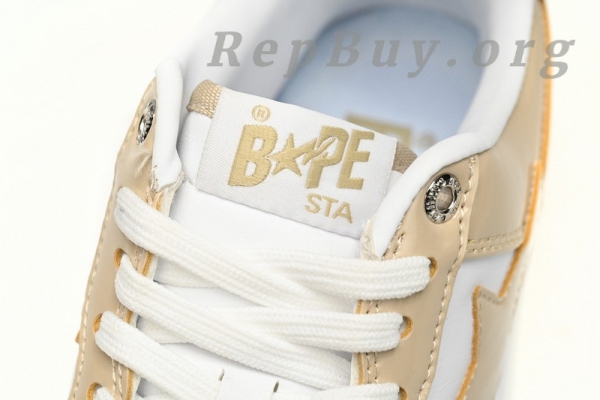 Bape Sta Low, Bape Shoes, Bape Sta Low Brown White, High Quality Replica Bape, Mirror Surface Bape, 1170-191-022, Bape Sneakers, Best Bape Replica, Bape Sta Low Replica, A Bathing Ape Shoes