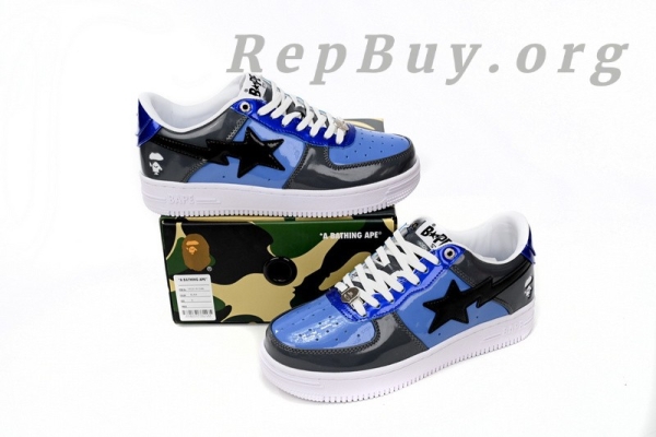 A Bathing Ape Bape Sta Low Color Camo Combo Blue 001FWH201046_BLU - Image 13
