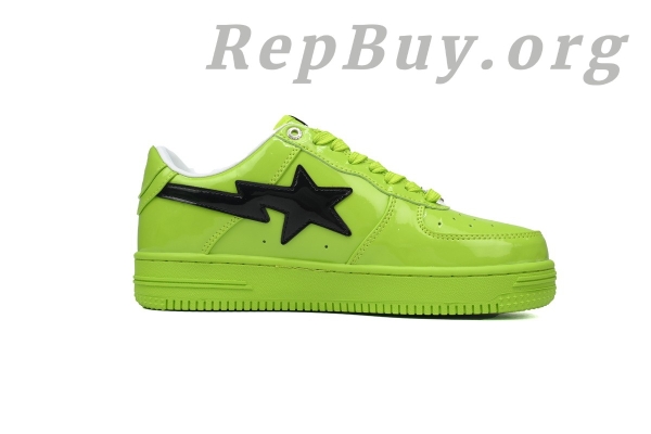A Bathing Ape Bape Sta Low Green mirror black hook 1H70-101-001 - Image 2