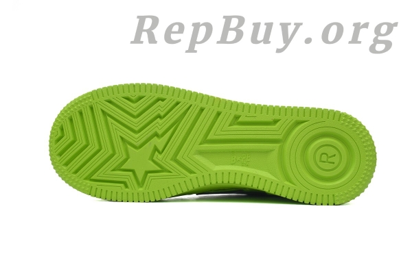 A Bathing Ape Bape Sta Low Green mirror black hook 1H70-101-001 - Image 4