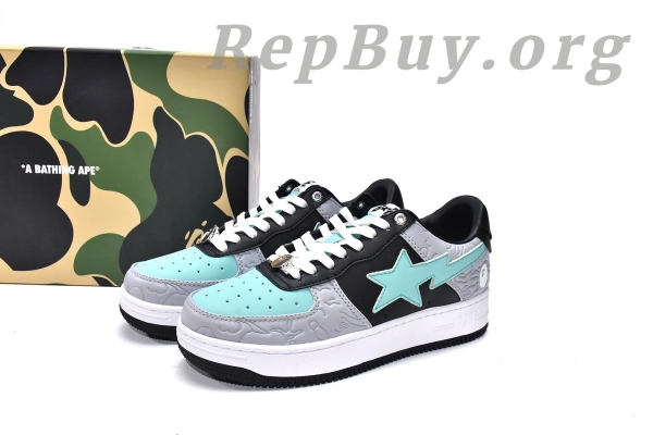 A Bathing Ape Bape Sta Low Grey Green 1H70-191-002 - 图片 3