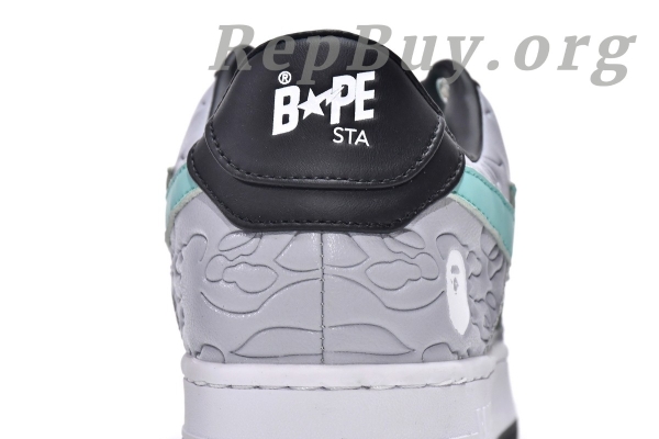 A Bathing Ape Bape Sta Low Grey Green 1H70-191-002 - 图片 9
