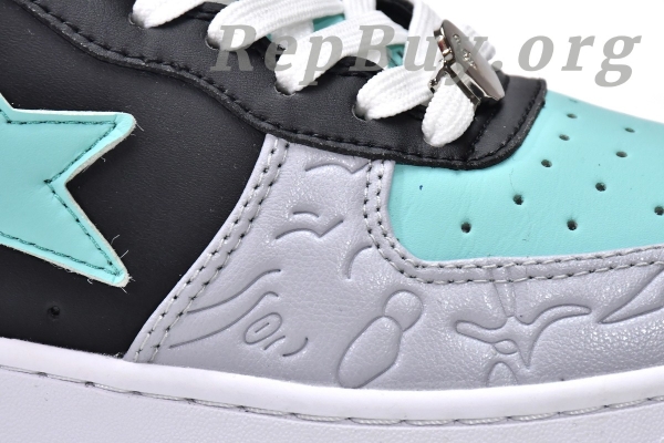 A Bathing Ape Bape Sta Low Grey Green 1H70-191-002 - 图片 13