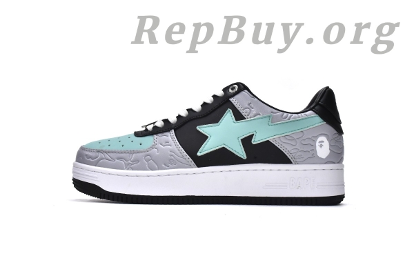 A Bathing Ape Bape Sta Low Grey Green 1H70-191-002 - 图片 20