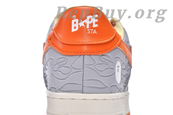 A Bathing Ape Bape Sta Low Grey Orange 001FWH701002_ORG_A - 图片 9
