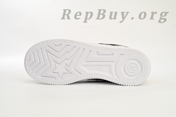 A Bathing Ape Bape Sta Low Orange Shark 1H30-191-005 - Image 5