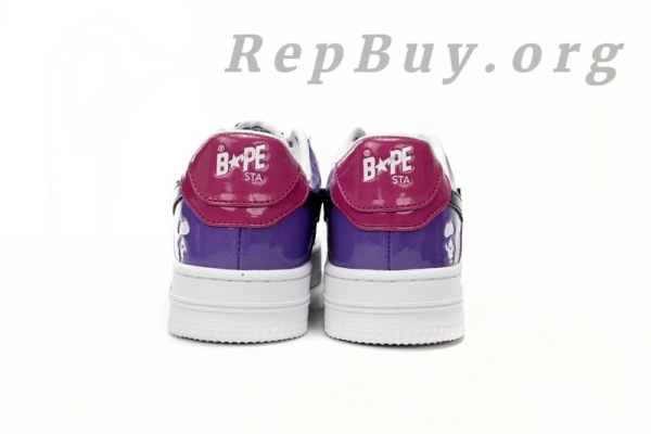 A Bathing Ape Bape Sta Low Purple Mirror Surface 1H20 191 046 - Image 4