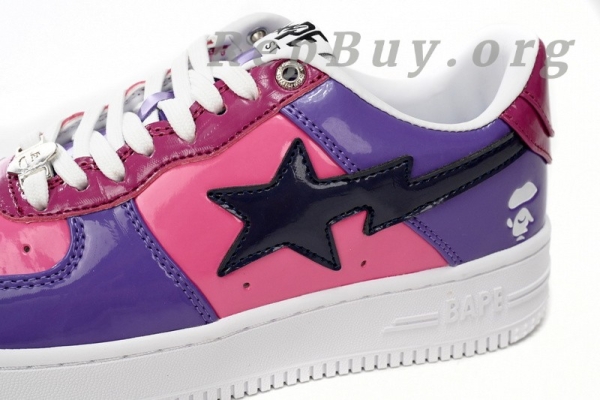 A Bathing Ape Bape Sta Low Purple Mirror Surface 1H20 191 046 - Image 8